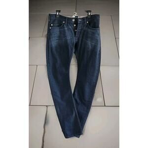 FCUK Jeans French Connection UK Button Fly Skinny W30 Dark Wash New Without Tags